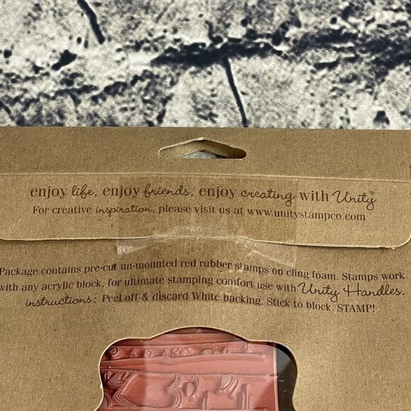 Unity Stamp Company SO & SO LOVE Stamp US-517A Heart Carved Trees - Picture 5 of 8